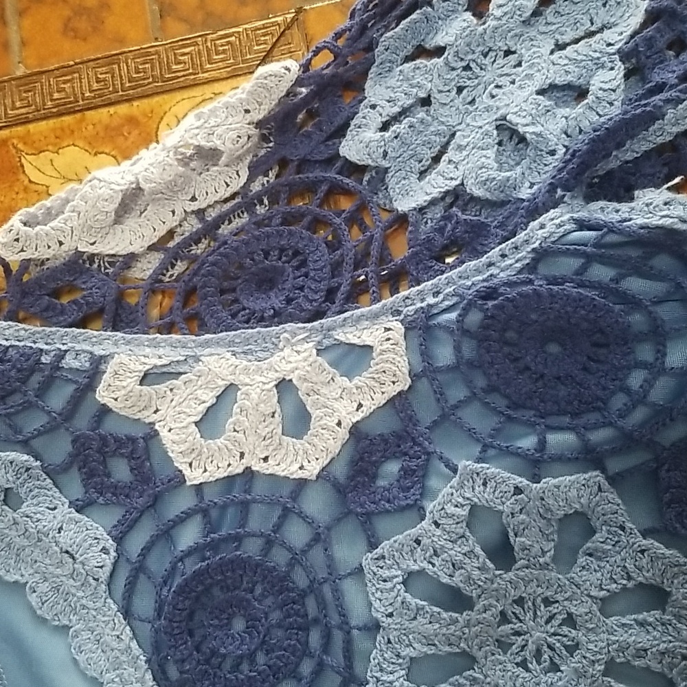 💙Crocheted sweater - Picture 7 of 9